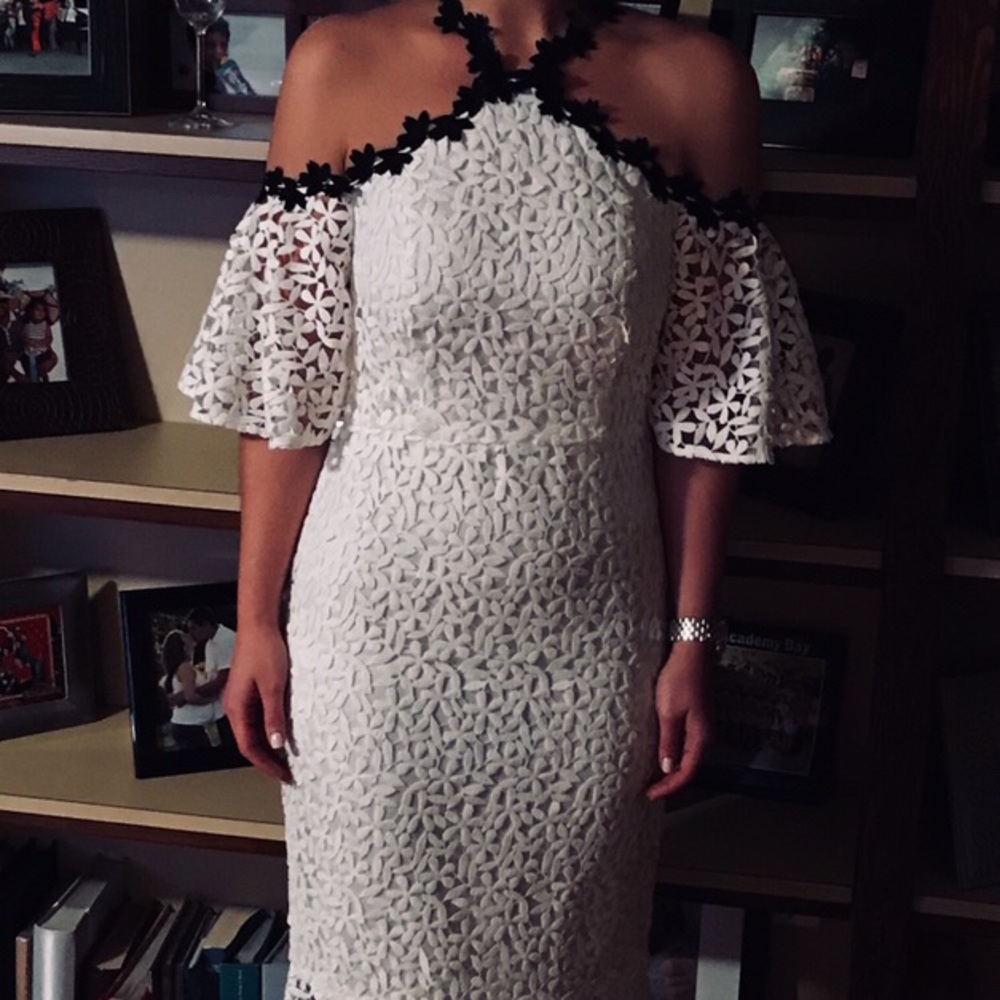 Jill Stuart long white lace dress - Picture 2 of 6